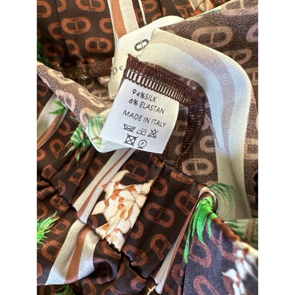 Dee Ocleppo x Nest New York - Limited Edition Pure Silk Balinese Print Pajamas - Picture 5 of 6